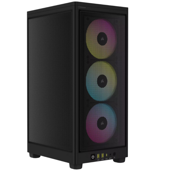 Mini Gaming PC mit RGB-Lüftern und einer Höhe von 458 mm